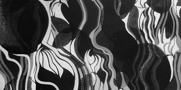 Strange Biology, Organic Abstract Paintings in Wells Cathedral