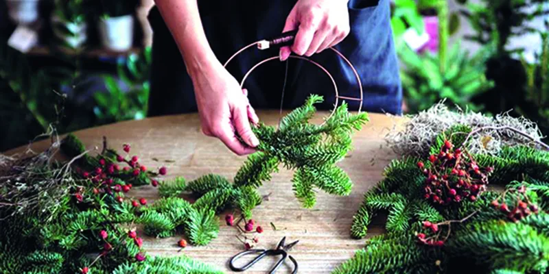 Support St Margaret’s Hospice at our Wreath-making Workshop